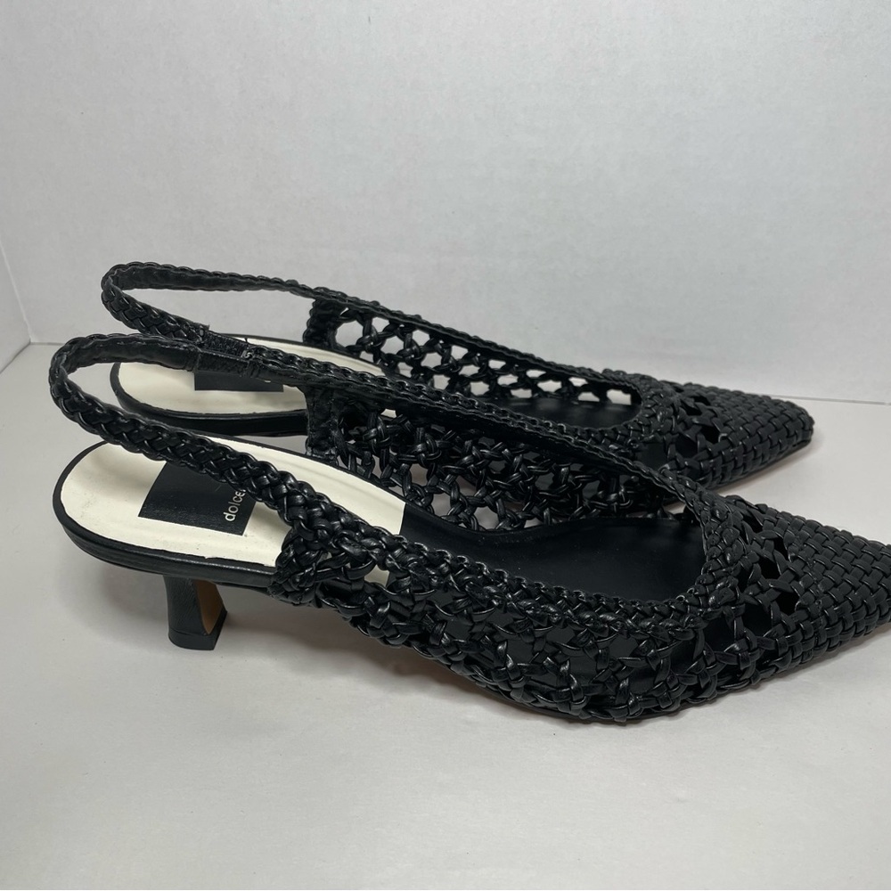 Dolce Vita Black Slingback Heels - Picture 5 of 8